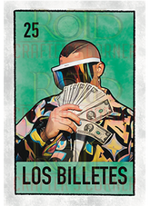 DTF Screen Print Image - 25 Los Billetes